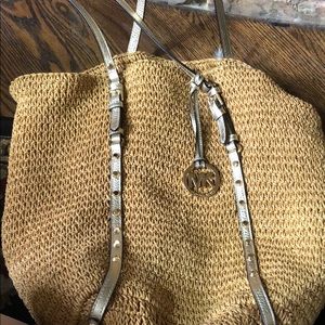 Michael Kors Straw tote